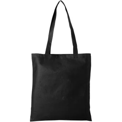 Mula Zeus large non-woven convention tote bag 6L (Solid Black)