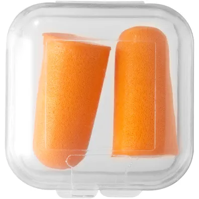 Mula Serenity earplugs with travel case (Orange)