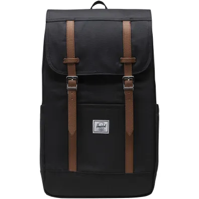 Mula Herschel Retreat™ recycled laptop backpack 23L (Solid Black)