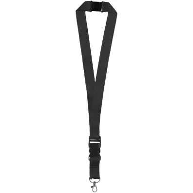 Mula Yogi lanyard detachable buckle break-away closure (Solid Black)