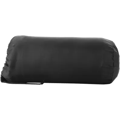 Mula Huggy fleece plaid blanket with carry pouch 150x120 cm (Solid Black)