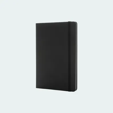 Mula Craftstone A5 Notebook made of recycled Kraft and Stone Paper (Black)