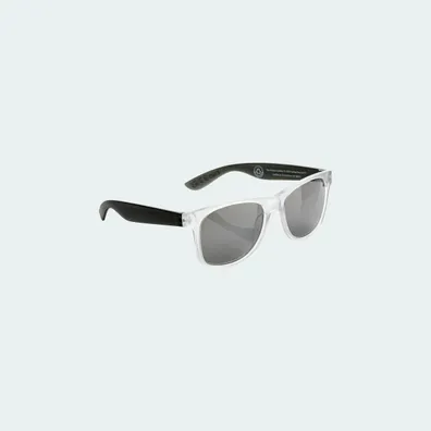 Mula Gleam Sunglasses made from RCS recycled PC with mirrored lenses (Black)