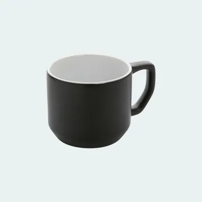 Mula Modern Ceramic Mug, 350ml (Black)