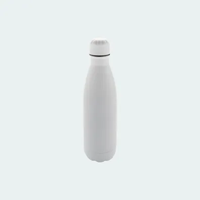 Mula Eureka single-wall water bottle made of recycled stainless steel (White)