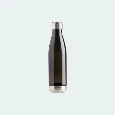 Mula Leak-proof Water Bottle with Stainless Steel Lid (Black)
