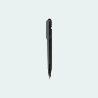 Mula Devin transparent pen made from GRS certified recycled ABS (Black)