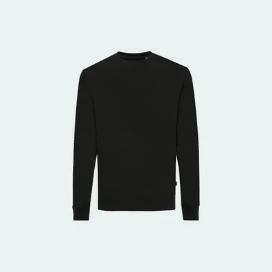 Mula IQONIQ Zion Round-Neck Sweater made of Recycled Cotton (Black)