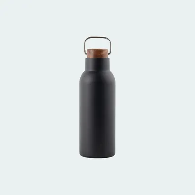 Mula VINGA Ciro RCS Recycled Vacuum Flask 580ml (Black)