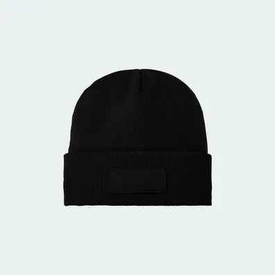 Mula Boreas beanie with patch (Solid Black)