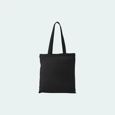 Mula Peru 180 g/m² cotton tote bag 7L (Solid Black)