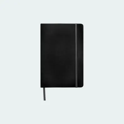 Mula Spectrum A5 notebook with dotted pages (Solid Black)