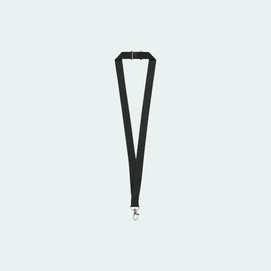Mula Lago lanyard with break-away closure (Solid Black)