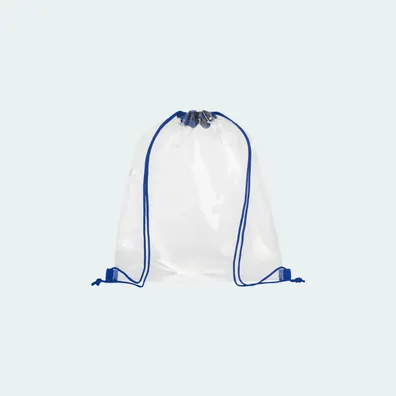 Mula Lancaster transparent drawstring bag 5L (Royal Blue)