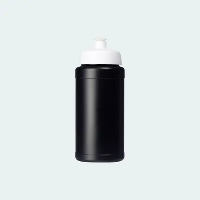 Mula Baseline 500 ml recycled sport bottle (Solid Black)