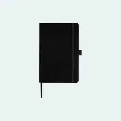 Mula Honua A5 recycled paper notebook with recycled PET cover (Solid Black)