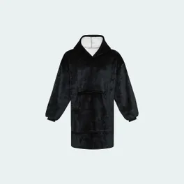 Mula Denali GRS hoodie blanket (Solid Black)