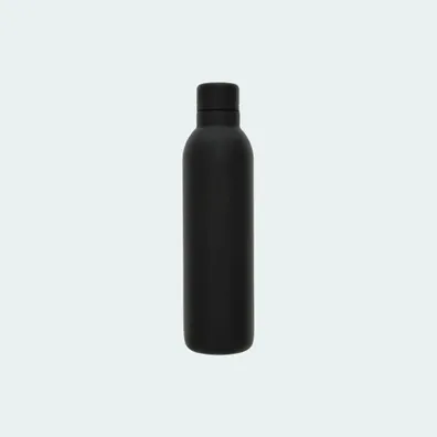 Mula Thor 510 ml copper vacuum insulated water bottle (Solid Black)