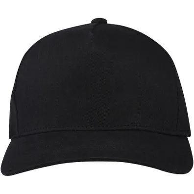 Mula Onyx 5 panel Aware™ recycled cap (Solid Black)