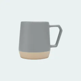 Mula Dolce 300 ml ceramic mug with matt finish (Grey)