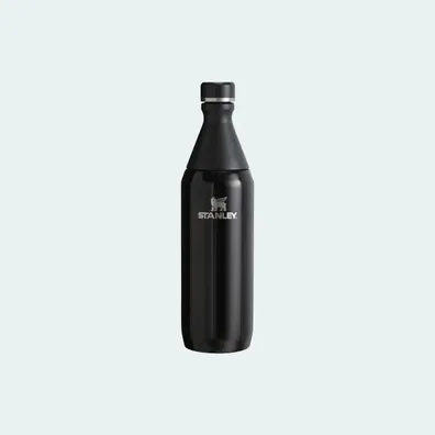 Mula Stanley All Day Slim 600 ml water bottle (Black Shiny)