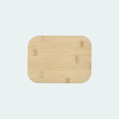 Mula Roby 1000 ml glass lunch box with bamboo lid (Heather Green)