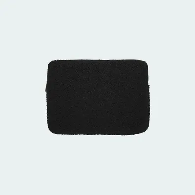 Mula Bear 13" GRS recycled sherpa laptop sleeve 2L (Black)