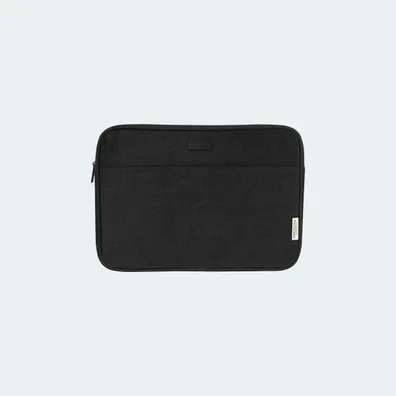 Mula Joey 14" GRS recycled canvas laptop sleeve 2L (Black)