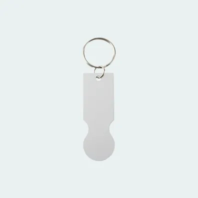 Mula Rhea shopping cart keyring (Silver)