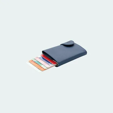 Mula C-Secure RFID card holder and wallet (Blue)
