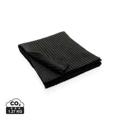 Mula Impact AWARE™ Polylana® Knitted Scarf 180x25cm (Black)