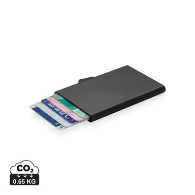 Mula C-Secure Aluminum RFID Card Holder (Black)