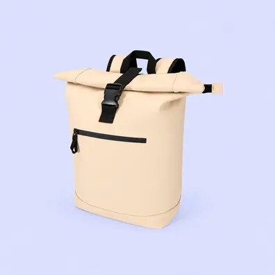 Mula Resi Plus 15" GRS recycled roll-top backpack 18L (Oatmeal)