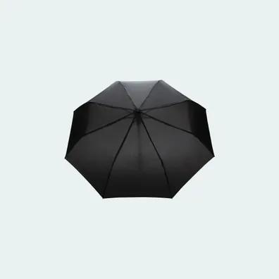 Mula 21" Impact AWARE™ RPET 190T Mini-Umbrella automatic open/close (Black)