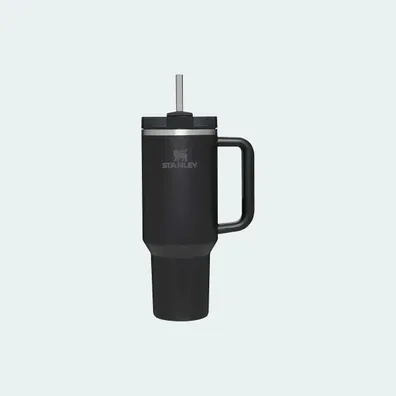 Mula Stanley Quencher H2.0 1200 ml tumbler  (Solid Black)