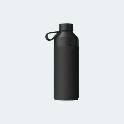 Mula Big Ocean Bottle 1000 ml vacuum insulated water bottle (Obsidian Black)