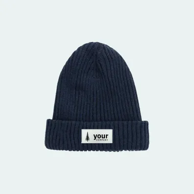 Mula Impact AWARE™ Polylana® double-knit Beanie (Navy Blue)