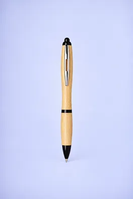 Mula Nash bamboo ballpoint pen (blue ink) (Natural)