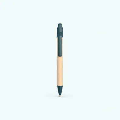 Mula Liliana sugarcane paper ballpoint pen (blue ink) (Ocean Blue)