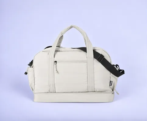 Mula Puffer GRS recycled duffel bag with insulated bottom 30L  (Sandstone)